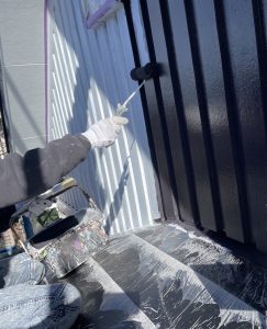 外壁塗装 ローラー②