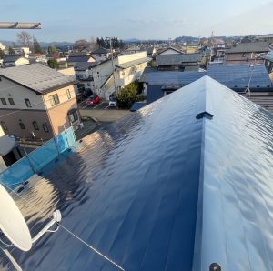 屋根 塗装後