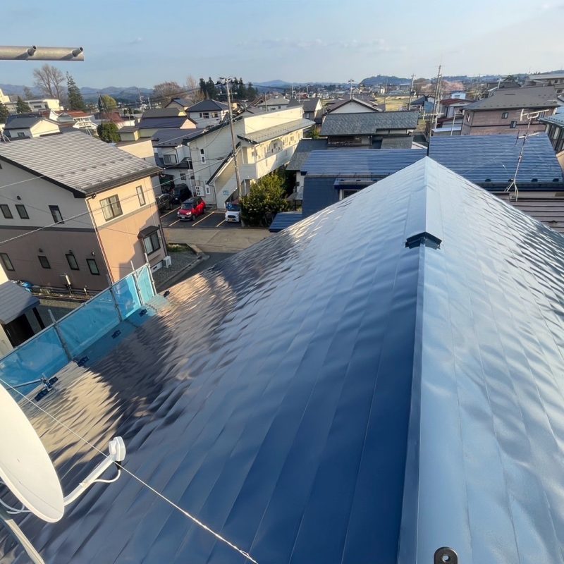 屋根 塗装後